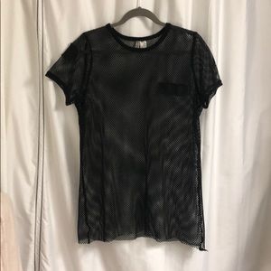 H&M FISHNET DRESS MEDIUM
